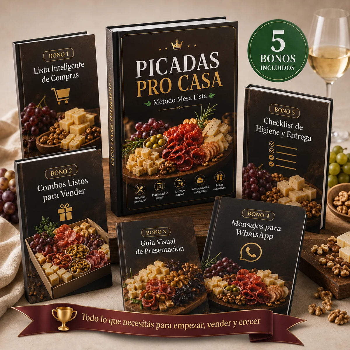 Picada lista para vender con el Método Mesa Lista