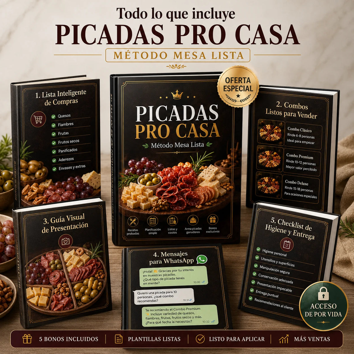Picadas Pro Casa · Método Mesa Lista