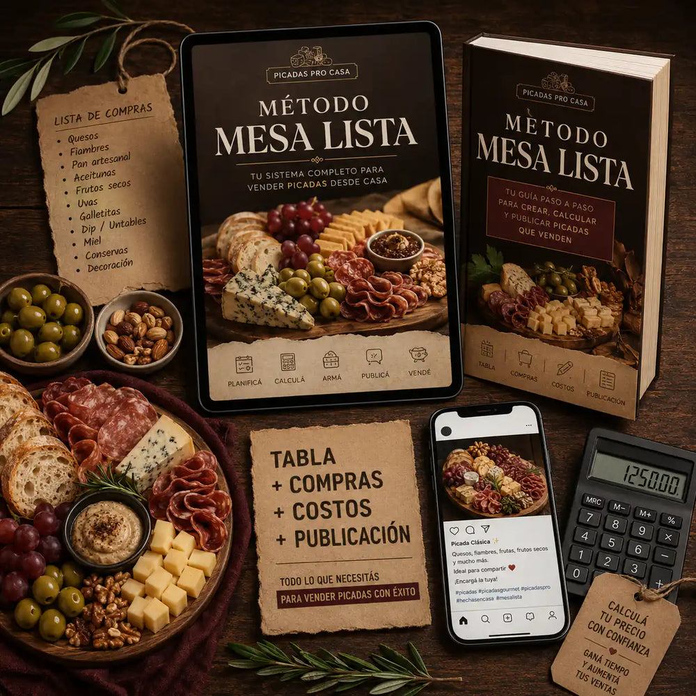 Picadas Pro Casa Método Mesa Lista