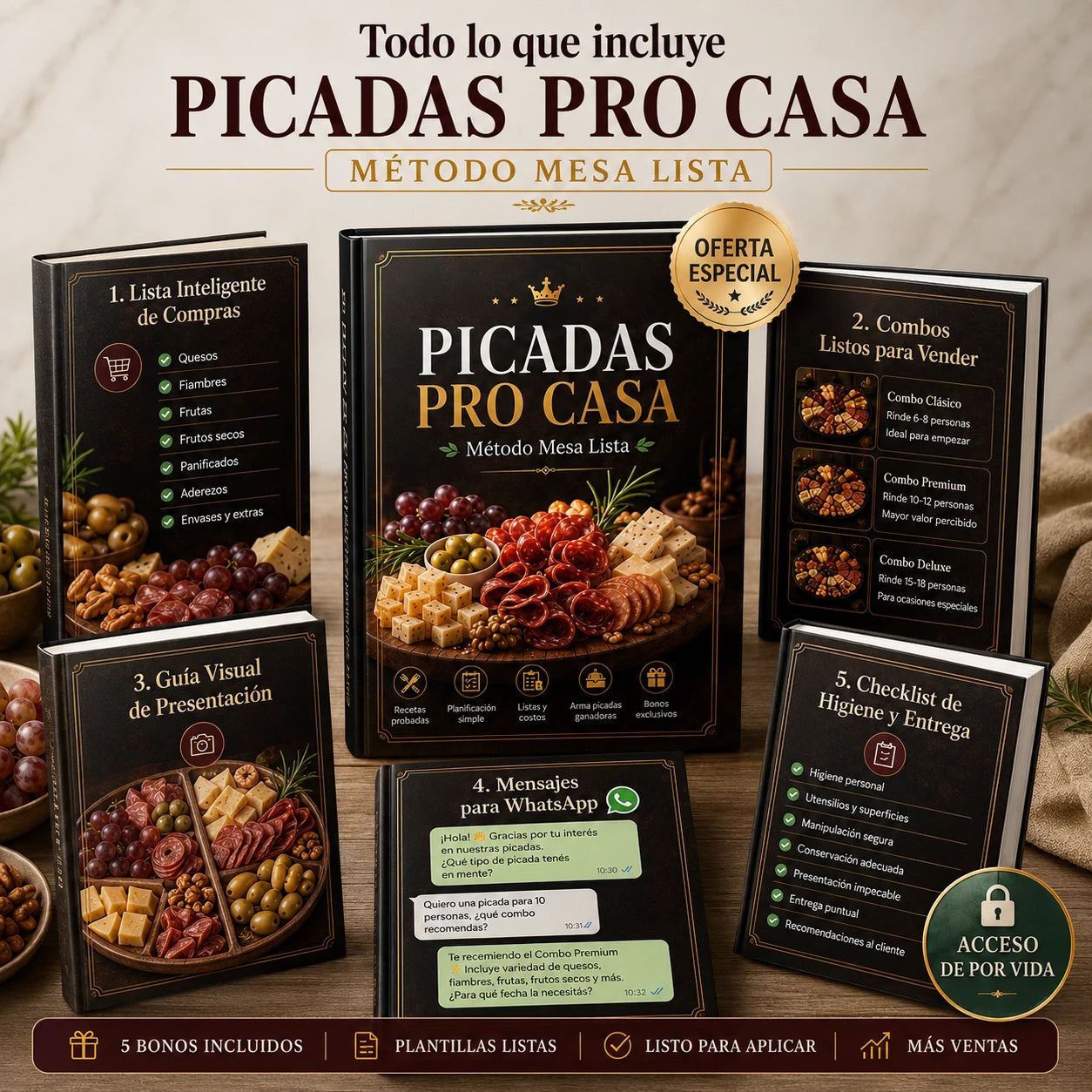 Picadas Pro Casa · Método Mesa Lista